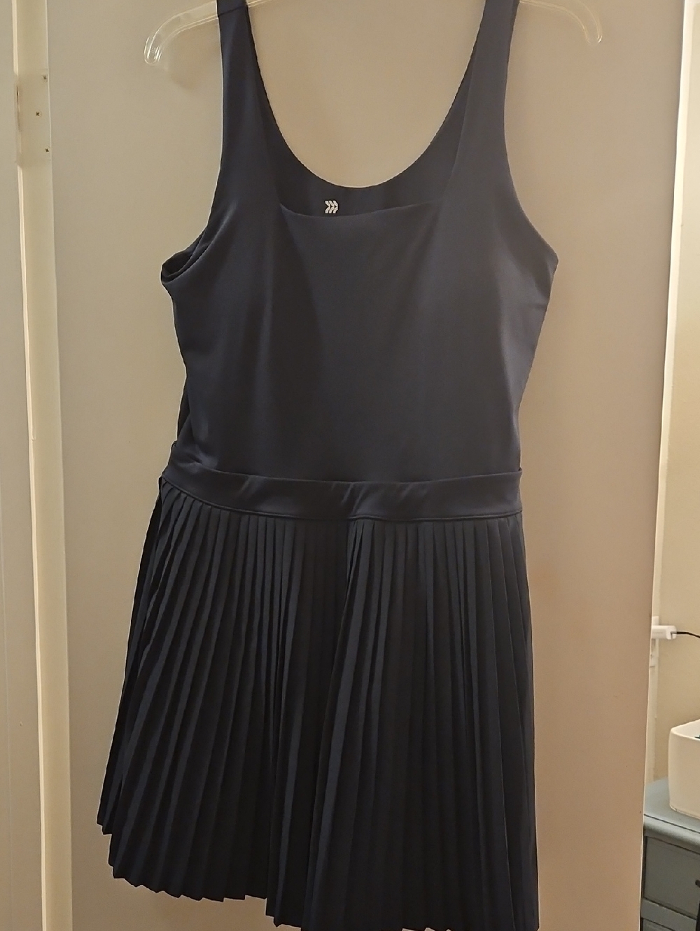 All In Motion Navy Pleated Athletic Dress - Large